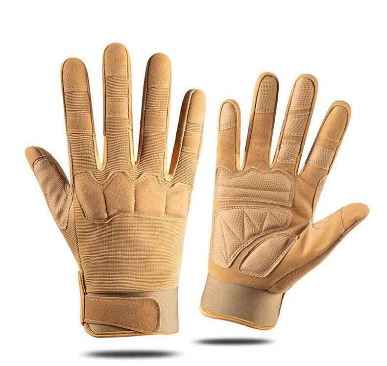 手袋 メンズ タクティカルグローブ 全指 タッチパネル対応 滑り止め 耐摩耗 アウトドア バイク サバイバルゲーム 訓練用 秋(x2)