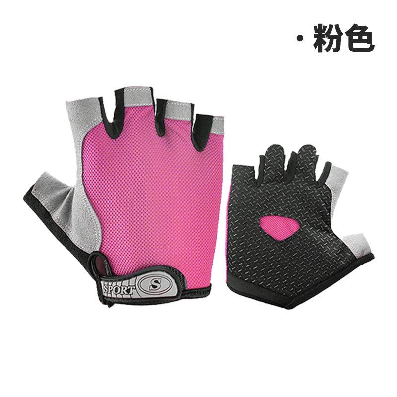 手袋 子供用 指なし グローブ アウトドア スポーツ サイクル 男の子 女の子 ローラースケート アイスケ..