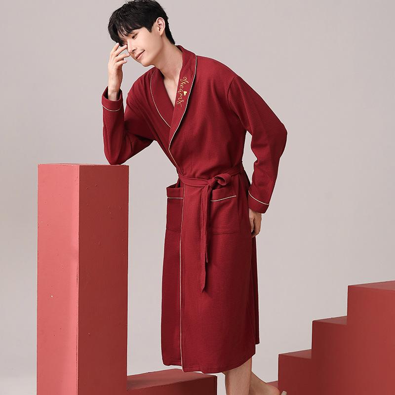 パジャマ メンズ 男性用 コットン 長袖 前開き 部屋着 寝間着 ルームウェア Vネック 春秋冬 快適 睡眠 リラックス ウェア ルームウェア