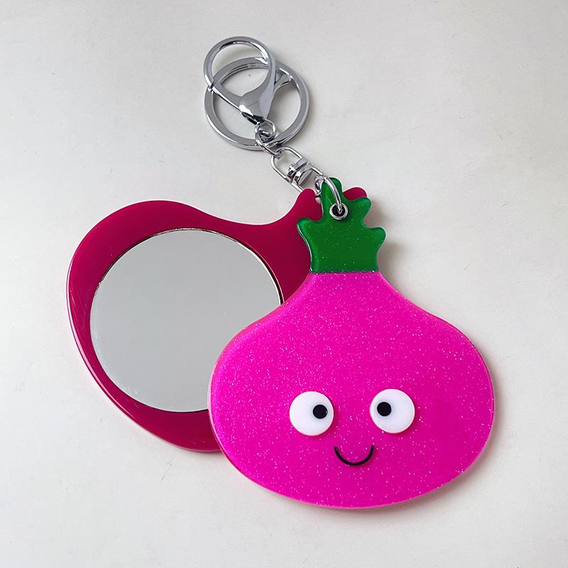 キーホルダー かわいい フルーツ モチーフ 豪華感 サクランボ トマト ベビー アクセサリー バッグ チャーム YSK18 韓国 手作り 夏 清新 甘め