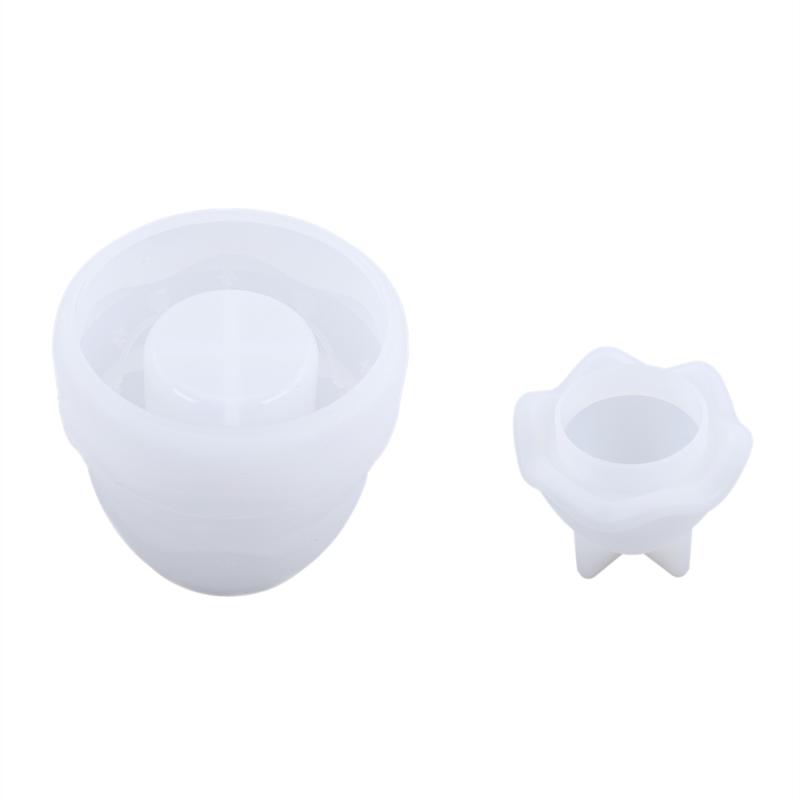 クリスマス シリコンモールド クリスマスツリー 雪だるま 収納 瓶 容器 エポキシ樹脂 DIY 手作り(x10)