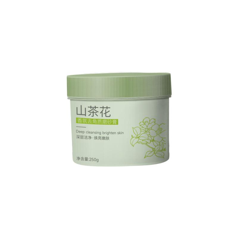 ボディスクラブ レディース メンズ 角質除去 保湿 潤い ツヤ 山茶花 香り scrape（ヘラ）付き