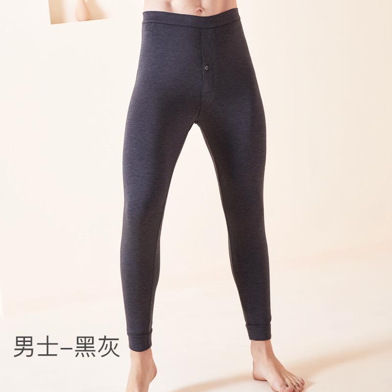 LINEAR shopのパンツ 秋冬 レディース メンズ ウール 混紡 あったか 裏起毛 レギンス スパッツ ズボン 下着 インナー 防寒 冷え対策 暖かい やわらかい 伸びる 厚手 高齢者 ルームウェア 部屋着 L XL XXL 2L 3L 4L(x2)｜アングル2