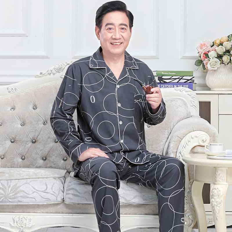 パジャマ メンズ 男性用 春秋 長袖 薄手 襟付き 格子柄 部屋着 寝間着 ルームウェア ポリエステル 普段使い 4シーズン
