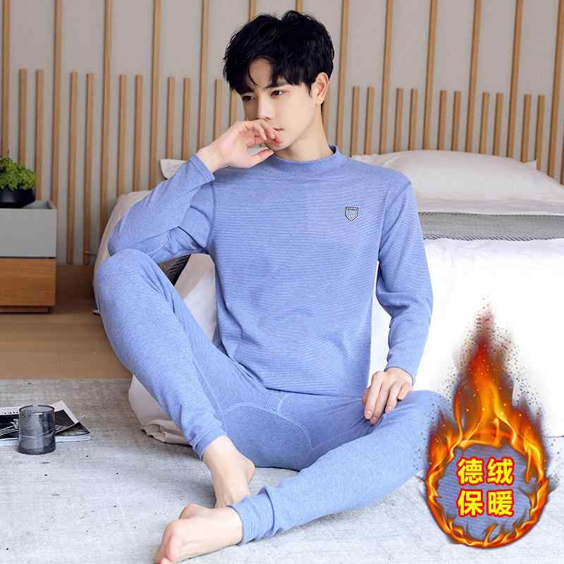 インナー メンズ 防寒インナー 上下セット あったかインナー 長袖シャツ 長ズボン 肌着 保温 伸縮性 ス..