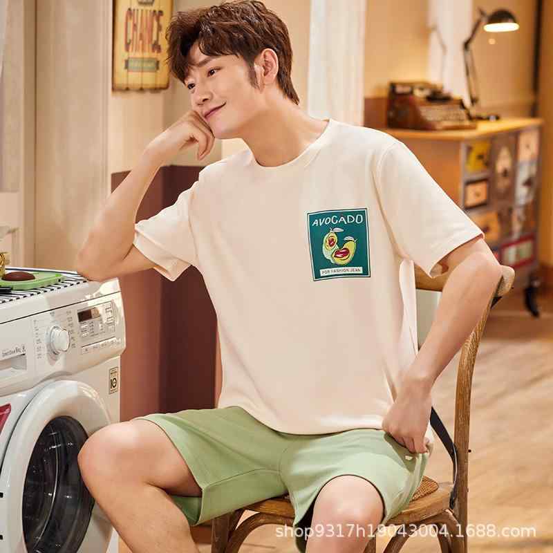 パジャマ メンズ 男性用 綿 長袖 上下セット 春秋 ルームウェア 部屋着 寝巻き セットアップ シンプル 普段使い