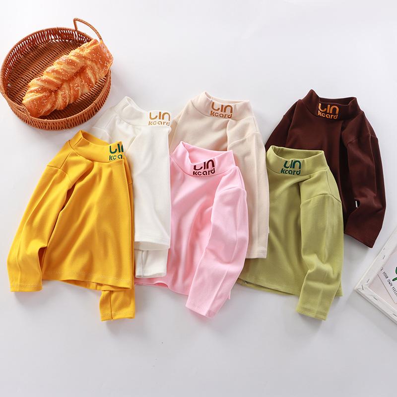 トップス キッズ 男の子 子供 長袖 あったかインナー Tシャツ カットソー 高学年 伸縮性 ストレッチ 保温性 通学 普段使い コーヒー色 白 ピンク 黄色 カーキ 緑 80cm 90cm 100cm 110cm 120cm 130cm 140