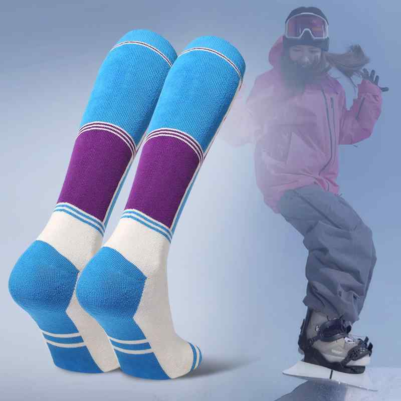 靴下 レディース メンズ ウィンタースポーツ 厚手 防寒 スキー ソックス アウトドア スポーツ用 全パイ..