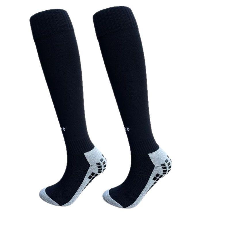 靴下 メンズ 男性用 サッカー ソックス 厚手 パイル地 通気性 滑り止め ロング スポーツ 綿 混紡 カラ..