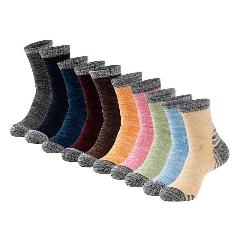 靴下 男性用 アウトドア スポーツ ソックス 登山用 厚底 バスケ ランニング 中筒丈 通気性 吸汗性 防摩..