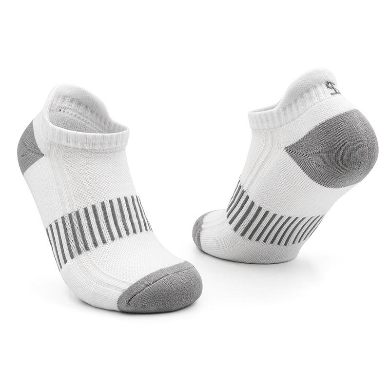 靴下 メンズ スポーツ ソックス 綿 混 厚手 パイル地 吸汗 速乾 通気性 ランニング トレーニング 普段使い アウトドア ブラック ホワイト グレー
