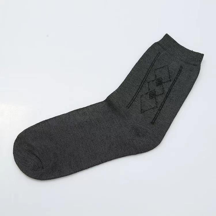 靴下 メンズ 男性用 コットン カジュアル ソックス 短め オールシーズン 蒸れにくい 通気性 無地(x2)