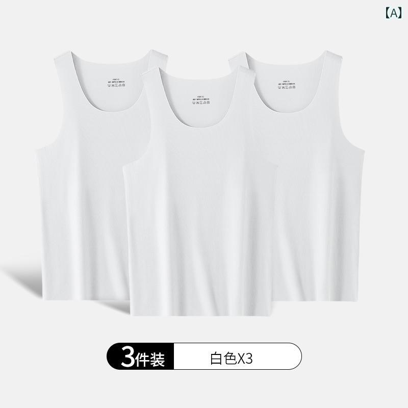 南極 メンズ 涼しい クール 快適 ベスト 夏 薄手 シームレス インナーウェア ボトム スウェット スポー..