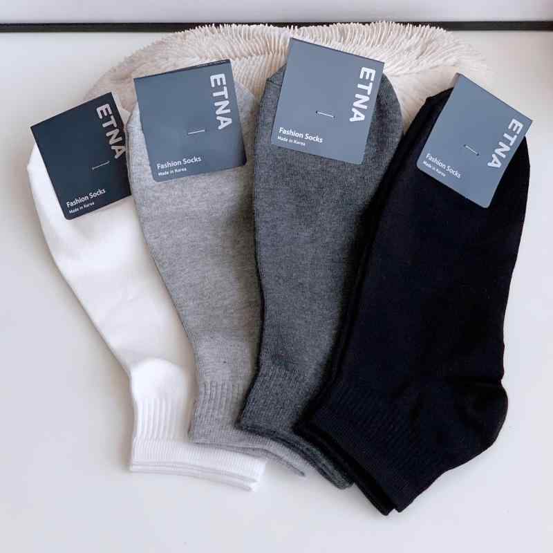 靴下 メンズ 男性用 コットン ソックス カジュアル 普段使い 中筒 黒 白 グレー 吸汗 防臭 冬 秋(x5)