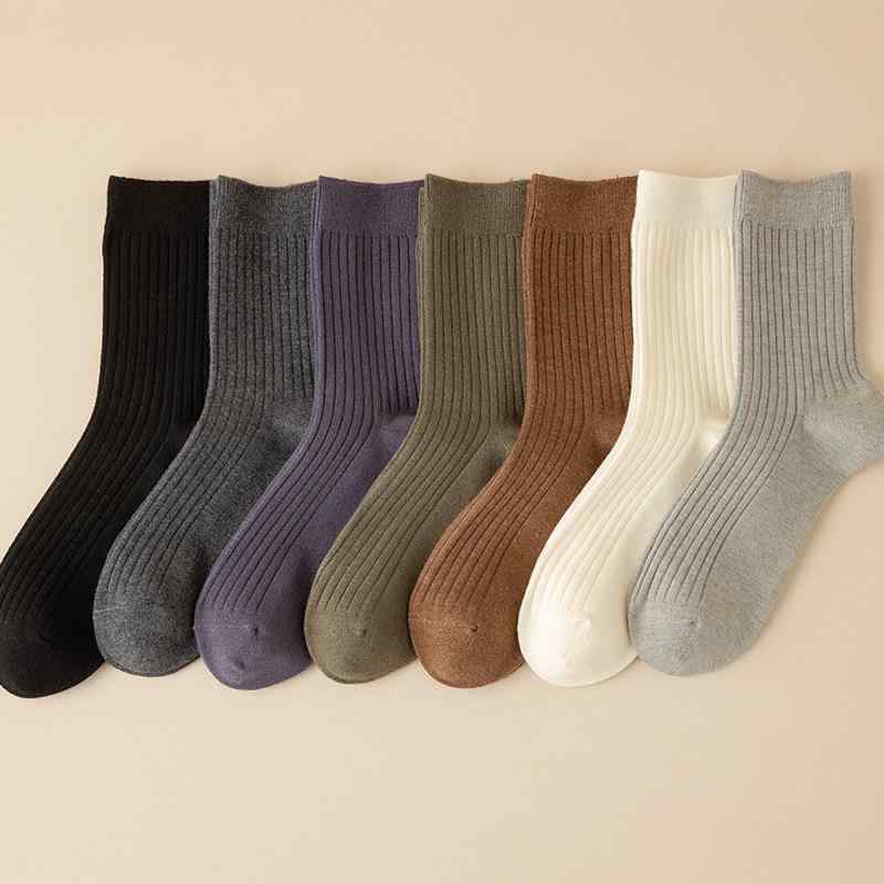 靴下 メンズ 男性用 ウール混紡 ミドル丈 ソックス 秋冬 防臭 吸汗 厚手 ビジネス カジュアル 黒 深灰 ..