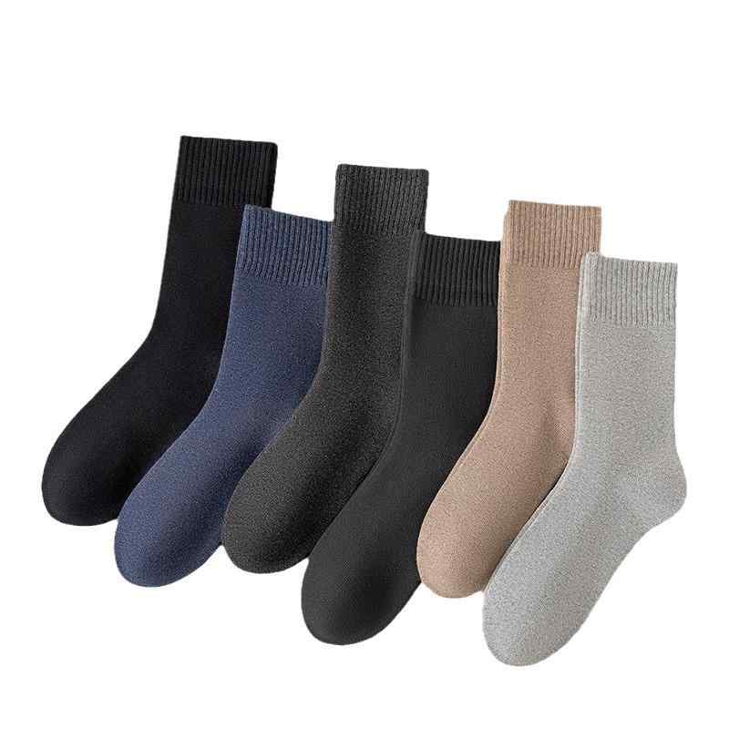 靴下 レディース メンズ 秋冬 加絨 厚手 保温 中筒丈 ソックス 日本 かわいい 床用 冬用 コットン