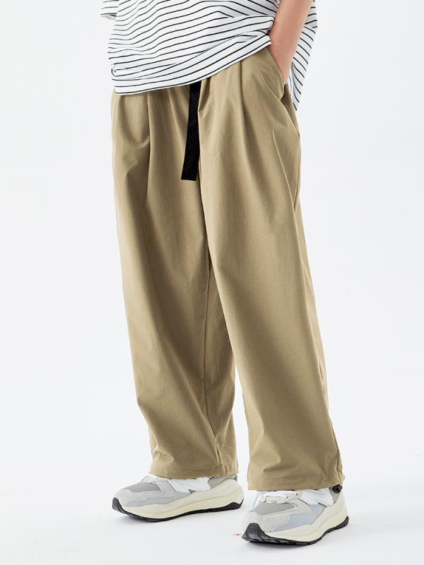 キッズ ズボン 男の子 速乾性 スポーツ レジャー パンツ 薄手 子供 中大 接触冷感 カーキ グリーン 130cm 140cm 150cm 160cm