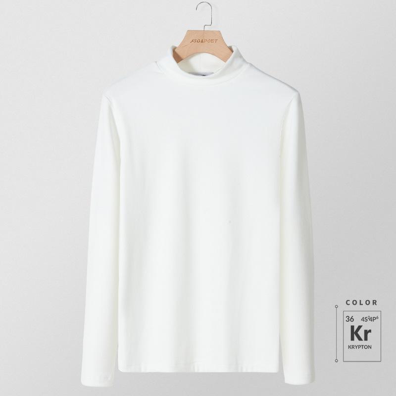 Tシャツ メンズ 高ネック カットソー 秋冬 インナー ポリエステル 無地 長袖 スリム あったか プルオーバー トップス 黒 白 紺 M L XL 2XL 3XL 4XL 5XL・スタイル: 流行・柄: 無地・タイプ: プルオーバー・ネックライン: ハイネック/ボトルネック・袖丈: 長袖・・対象: 若者・素材: ポリエステル90.2%.スパンデックス9.8%・основной material: ポリエステル・シーン: カジュアル・ディテール: 無地・カラー: ブラック, ホワイト, コーヒー, ダークグレー, キャラメル, ブルー, ダークグリーン・サイズ: M, L, XL, XXL, 3XL, 4XL, 5XL・重さ: 約270g・機能: 保温・対象: 大人・性別: 男・カテゴリ: Tシャツ, カットソー