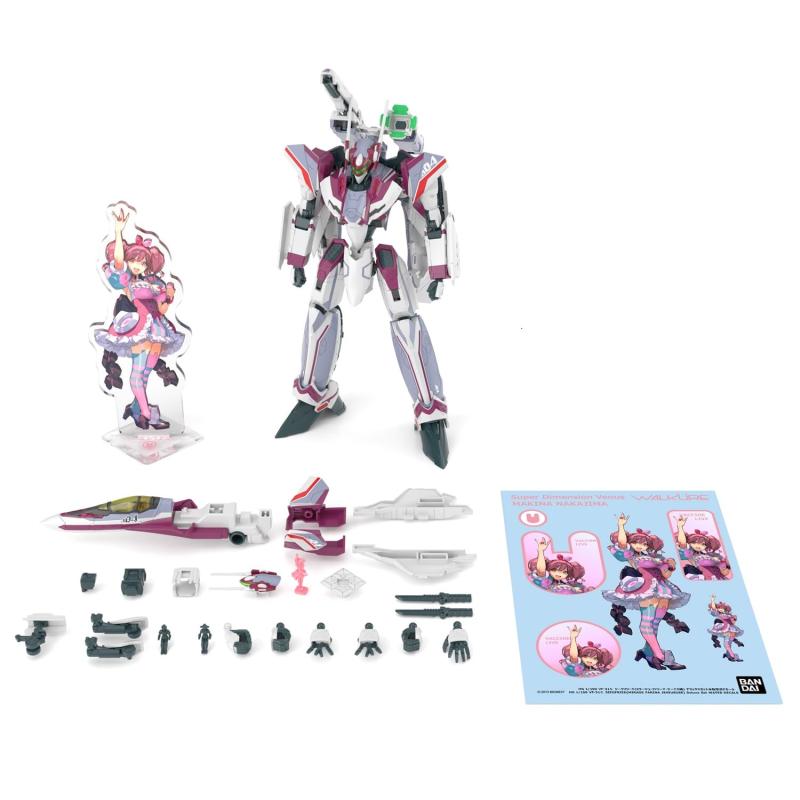[중고]BANDAI SPIRITS(반다이 스피리츠) HG 마크로스Δ(델타) VF-31C 지크프리드(미라지·파리나·지너스기) 디럭스 세트 1/100 스케일 색분해 프라모델