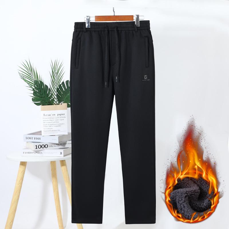 パンツ 男性用 運動 部屋着 リラックス ストレート 裾絞り 裏起毛 厚手 大サイズ ゆったりサイズ 冬 秋冬 綿