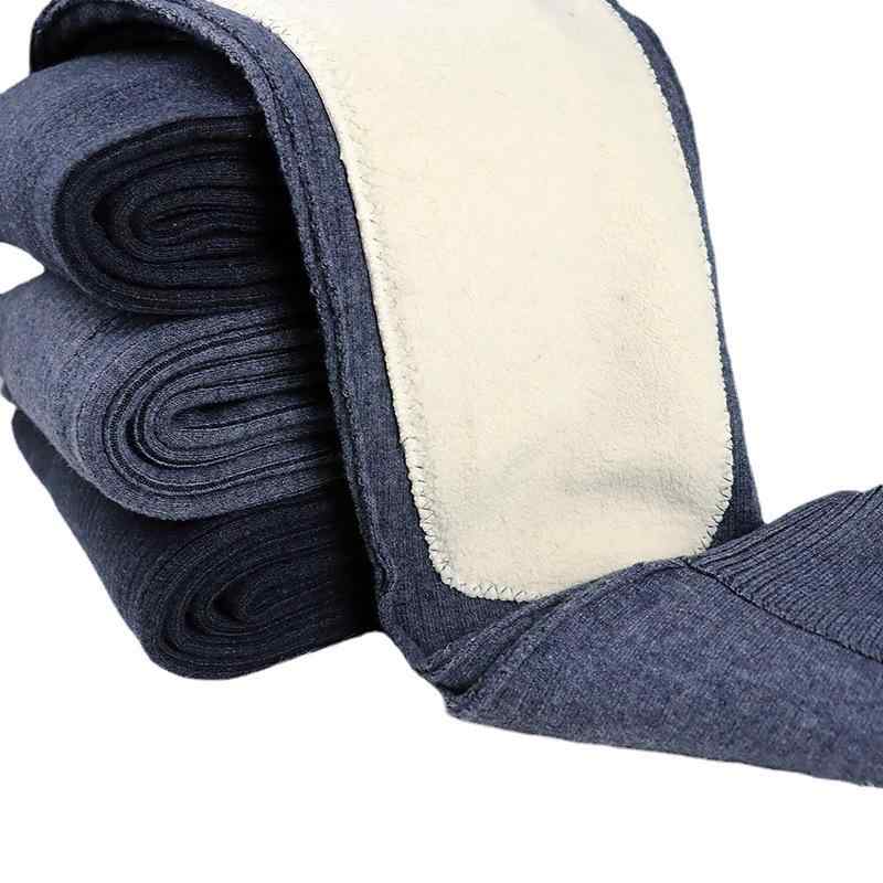 パンツ 男性用 保温 羊毛 ズボン スラックス 秋冬 レギンス タイツ ストレッチ 厚手 あったか 暖か 深グレー 部屋着
