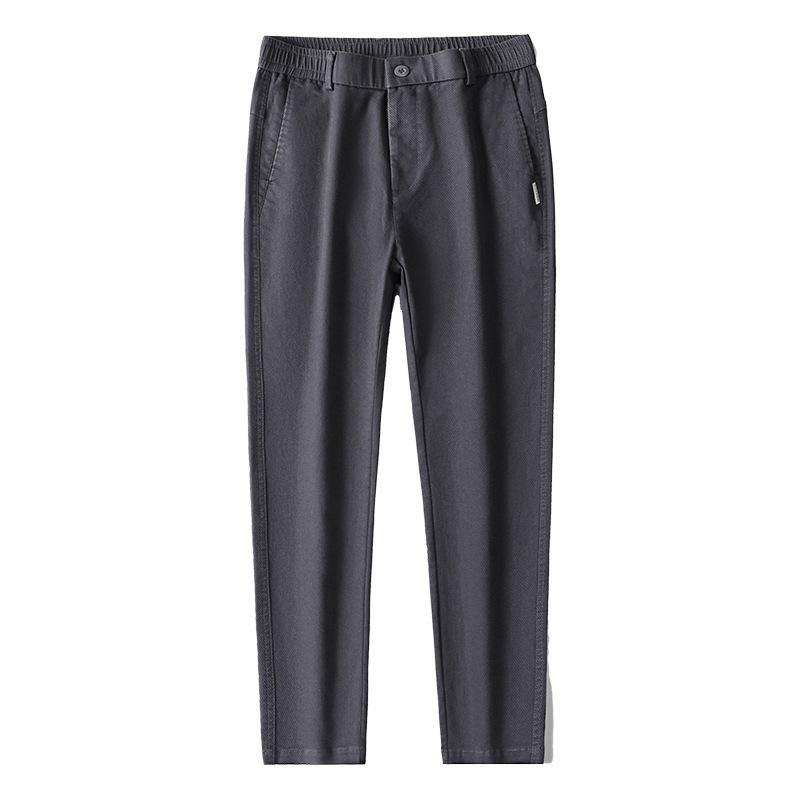 カジュアルパンツ メンズ 男性用 秋冬 厚手 裏起毛 暖パン ビジネス スラックス ゆったり ストレート 伸縮性 コットン 綿 混紡 ブラック 黒 グレー ブラウン