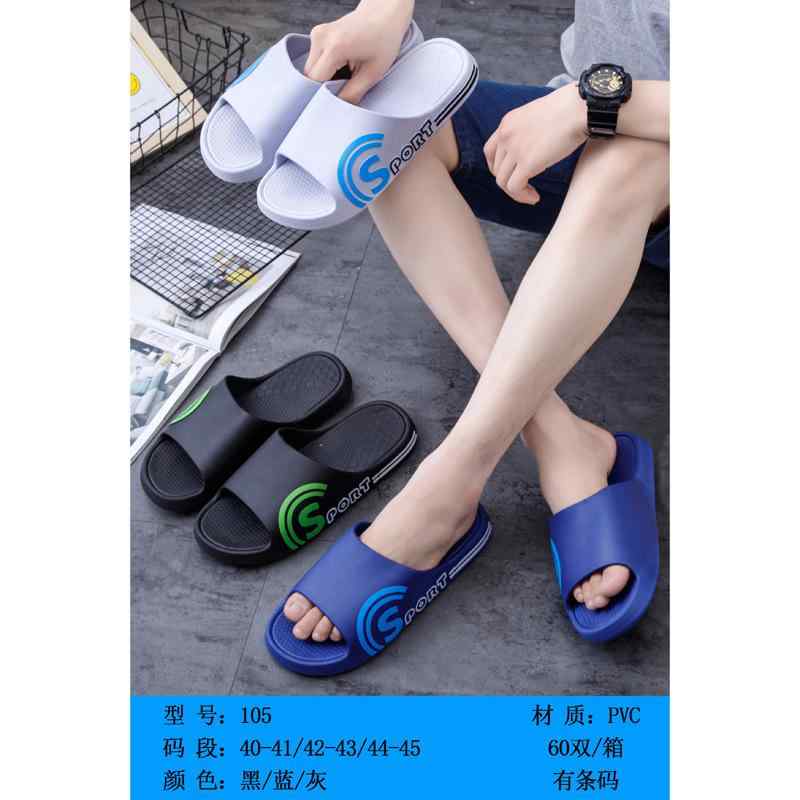 サンダル メンズ 男性用 快適 PVC フラットソール スリッパ 普段使い アウトドア(x60) 2
