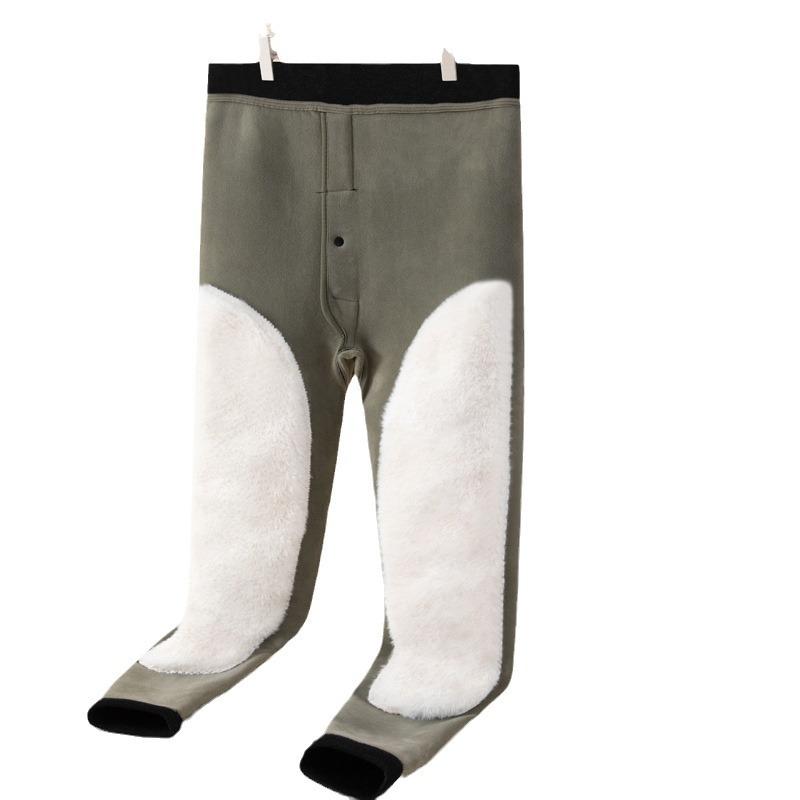 ズボン 男性用 裏起毛 あったか 暖パン 防寒 伸縮性 厚手 ゆったり ストレート 冬用 起毛 部屋着 パジャマ(x2)