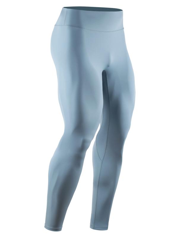 スポーツタイツ 男性用 ランニング コンプレッション レギンス 高腰 伸縮性 マラソン ウェア バスケットボール フィットネス トレーニング 秋冬 ブラック(4.0)