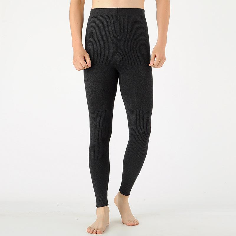 レギンス 男女兼用 中高腰 裏起毛 あったか 厚手 スパッツ 膝保護 保温 無地 ニットパンツ 綿混紡 秋冬 普段使い 部屋着