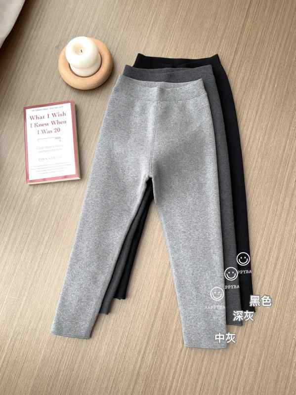 子供服 パンツ 秋冬 子供 ウール 綿 混紡 長ズボン 韓国 カジュアル パンツ 女の子 ズボン 裏起毛 110cm 120cm 130cm 140cm 150cm ブラック グレー