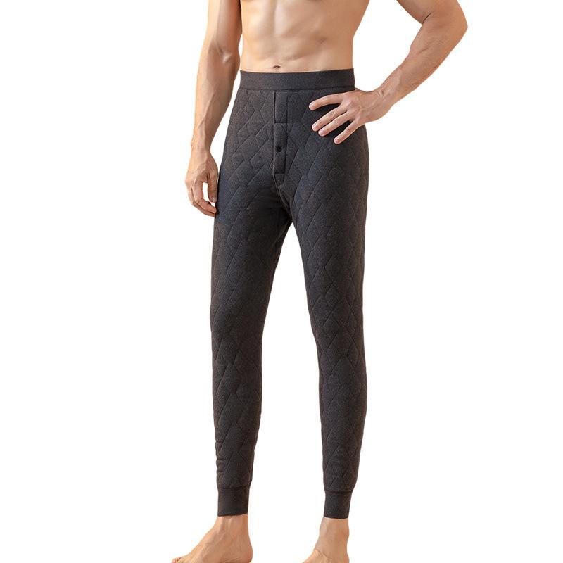 パンツ 男性用 ウール 保温 インナー 裏起毛 厚手 高腰 大きいサイズ レギンス スパッツ 極暖 あったか 防寒