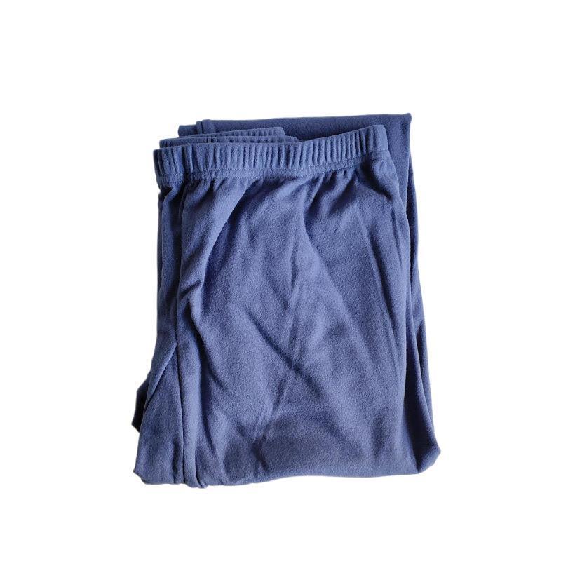 LINEAR shopの秋パンツ 秋冬 男女兼用 徳绒 あったか インナー パンツ スリム 伸縮性 ソフト 保温 アンダーウェア デニムブルー ダークブルー ダークグレー ライトグレー パープル あずき色 スキンレッド クリムゾン ローズレッド(x5)｜アングル2