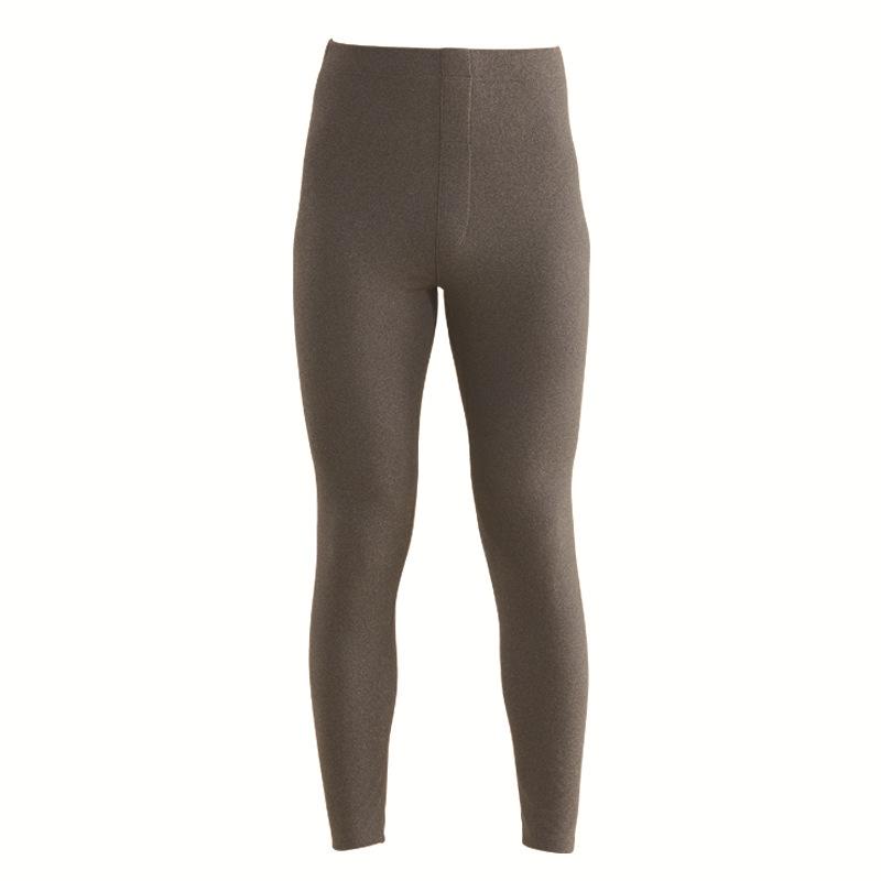 ズボン 男性用 あったかインナー ロングパンツ 厚手 裏起毛 防寒 保温 無地 伸縮性 ストレッチ 深グレー ダークブルー ブラック ポリエステル