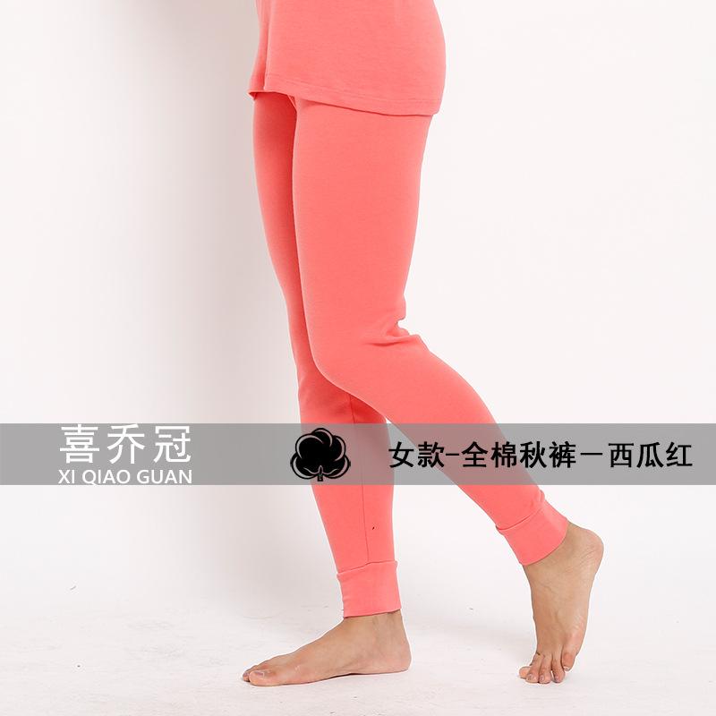 インナーウェア 男性用 &amp; 女性用 コットン ニット 保温 パンツ 薄手 ミドルウエスト ハイウエスト ..