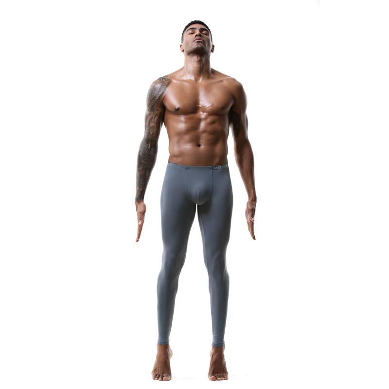 レギンス メンズ 男性用 スパッツ タイツ 9分丈 接触冷感 伸縮性 薄手 シースルー ロングパンツ インナーパンツ ルームウェア 部屋着