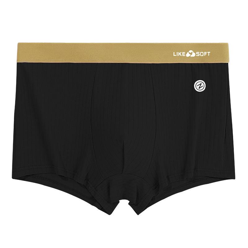 Rakuten - パンツ メンズ 男性用 下着 ボクサーパンツ 綿 ストライプ 柄 通気 快適 中腰 スポーツ ブラック ブルー グレー カーキ グリーン
