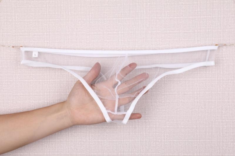 メンズ 下着 男性用 Tバック シースルー メッシュ ローライズ U字型 無地 通気 L XL XXL ホワイト イエロー グレー ピンク系 ブルー グリーン ベージュ ブラック オレンジ