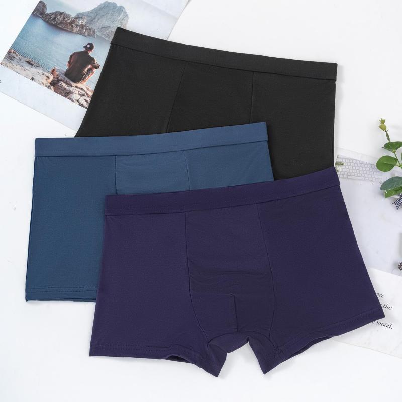 パンツ 男性用 ポリエステル 大码 ニット トランクス アニマル柄 花柄 通気性 吸湿性(x10)