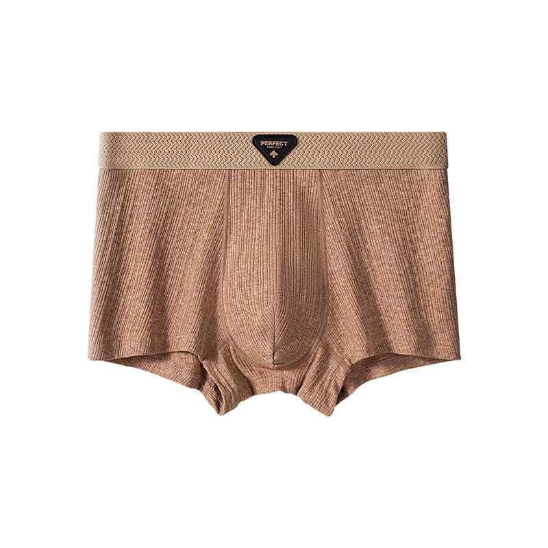 パンツ メンズ 男性用 トランクス 防臭 綿 コットン 快適 柔らかい 通気性 無地 シンプル 中腰 四季 オ..