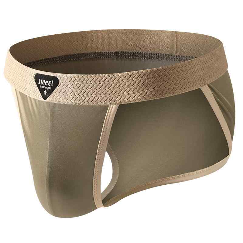 メンズ 下着 男性用 高叉 ビキニ ブリーフ パンツ ローライズ 通気性 ニット 無地 春夏秋冬 グレー 緑 青 L XL XXL XXXL