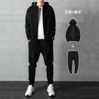 スウェット セットアップ メンズ 男性用 春秋 ジャージ 上下セット 長袖 パーカー ロングパンツ 運動着 部屋着 ブラック グレー