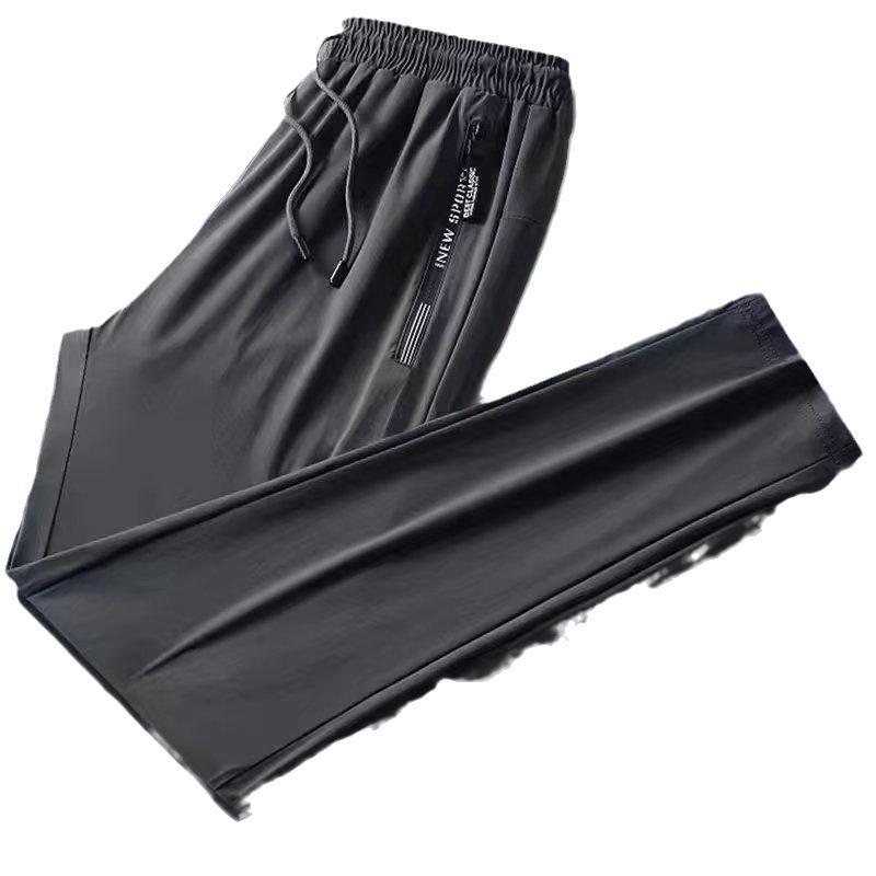 Half Pants, Shorts - パンツ メンズ 男性用 接触冷感 ストレートパンツ イージーパンツ リラックスパンツ ルームウェア 薄手 無地 通気性 吸湿速乾 伸縮性 スポーツ ウェア