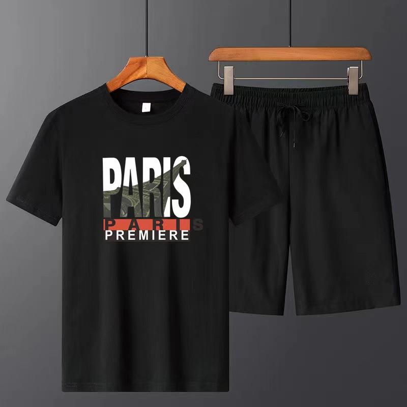 メンズ スポーツウェア 半袖Tシャツ ハーフパンツ セットアップ 薄手 ポリエステル 運動着 普段使い ルームウェア ブラック ホワイト