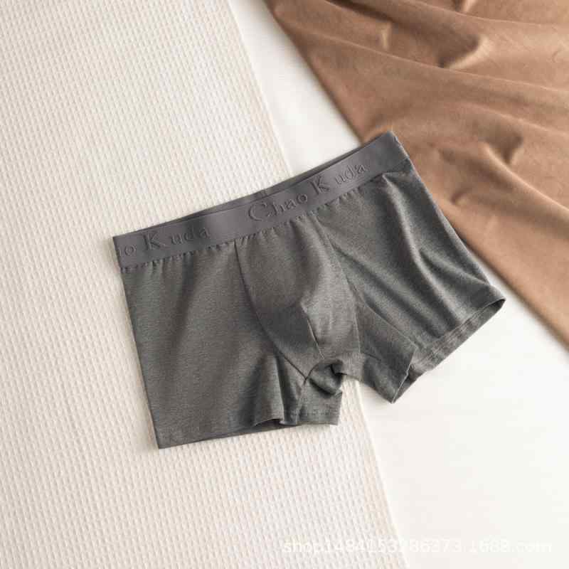 メンズ 下着 ボクサーパンツ 男性用 コットン 綿 通気性 吸湿 防臭 スポーツ 普段使い ダークグレー ライトグレー ブラック ネイビー(x3)(4)