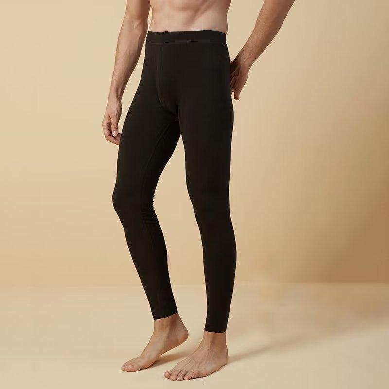 メンズ インナーウェア 男性用 超薄手 ウールブレンド 秋冬 高腰 ニット 暖かい 防寒 あったか レギンス スパッツ ポリエステル ダークグレー ブラウン ブラック シルバーグレー・機能: 保温・適用性別: 男・パンツ丈: 長ズボン・柄: 無地・層数: 単層・主な生地の成分: ポリエステル80-90%・カラー: ダークグレー, ダークブラウン, ブラック, シルバーグレー・サイズ: M, L, XL, XXL, XXXL, XXXXL, XXXXXL・生地の厚さ: 適度(161-180g/平方メートル)・適用年齢: 若者（18-40歳）・素材: ポリエステル