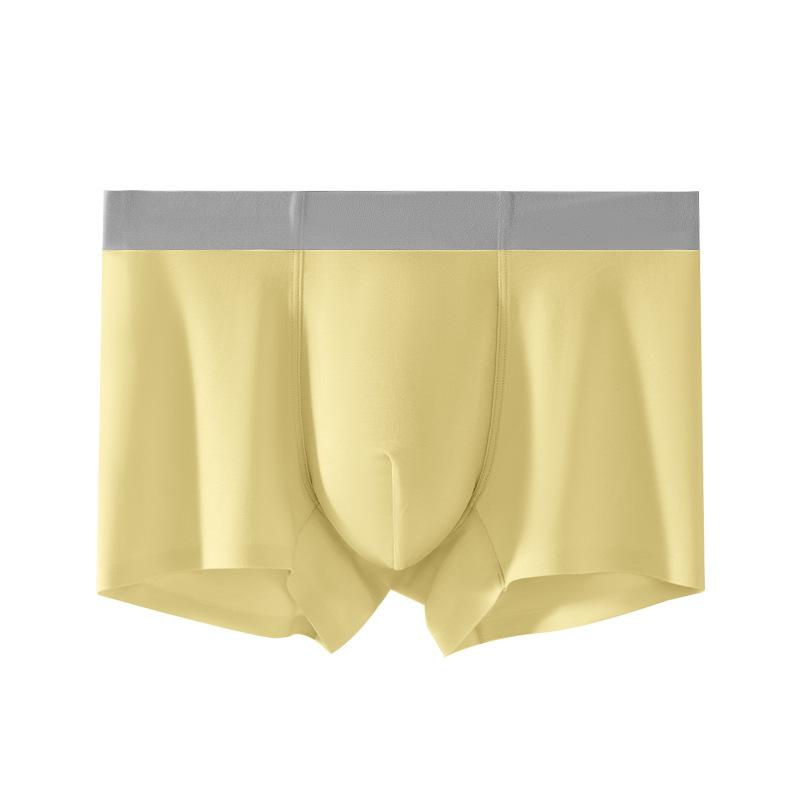 パンツ メンズ 男性用 ボクサーパンツ モダール インナー アンダーウェア 無縫製 無地 快適 通気性 スポーツ 青木藍 落日橙 水月藍 极簡灰 天晴藍 日光黄 春夏秋冬(x3)
