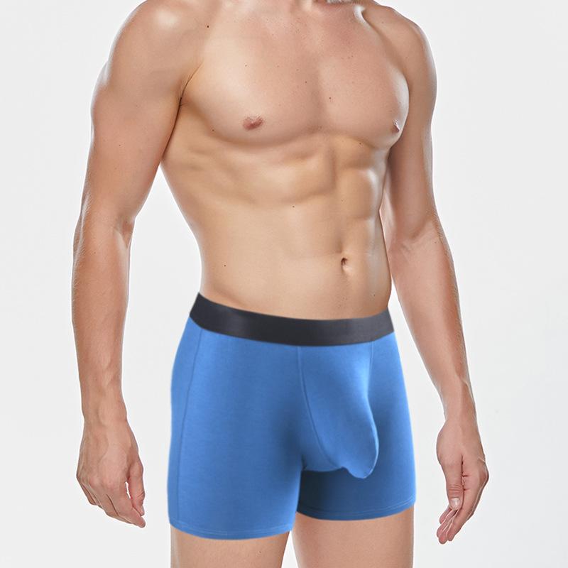 パンツ 男性用 下着 モダール エレファントノーズ 立体構造 通気性 ブラック スカイブルー ネイビー ティファニーブルー