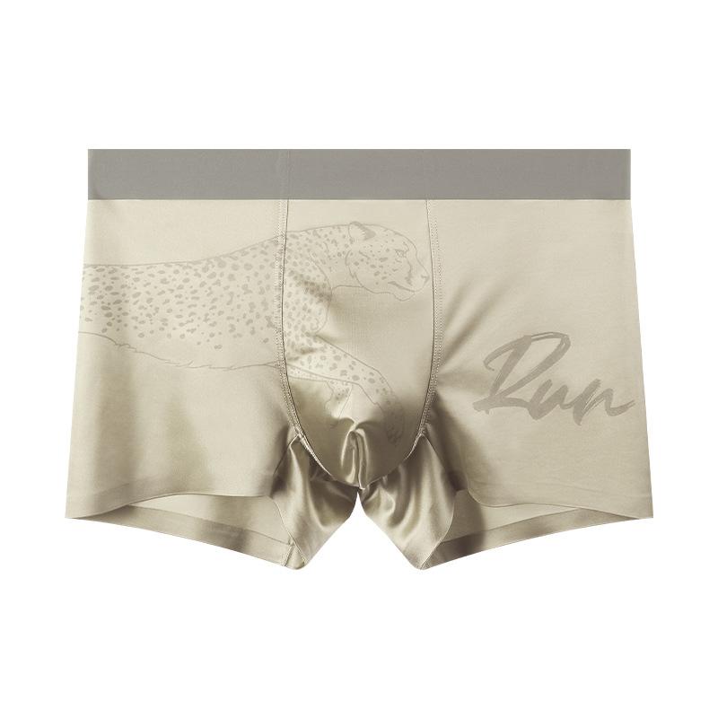 3個セットパンツ 男性用 下着 接触冷感 無縫製 シームレス 速乾 通気性 ストレッチ ボクサーパンツ 海棠紅 瑪瑙灰 奶油杏 月夜藍 春夏秋冬・機能: 無痕, スポーツタイプ, 速乾, 通気・主な素材: 錦綸・腰タイプ: ミドルウエスト・柄: 動物柄・対象者: 成人・カラー: 海棠紅, 瑪瑙灰, 奶油杏, 月夜藍・サイズ: XXXL, XXXXL, L, XL・適合シーズン: 夏, 冬, 春, 秋, オールシーズン・股下裏地素材: 粘纤・股下裏地素材含有量: 90-95%