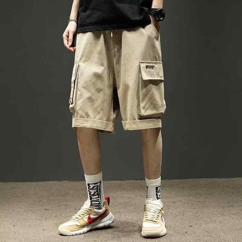 Rakuten - ハーフパンツ メンズ カーゴパンツ 男性用 ゆったり 5分丈 ワークパンツ カジュアルパンツ 普段使い アウトドア ブラック カーキ グリーン ポリエステル
